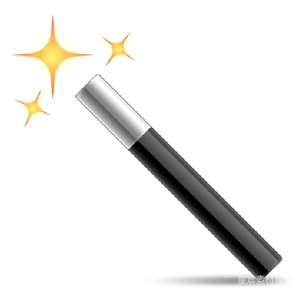 元素素材 魔法棒与火花
