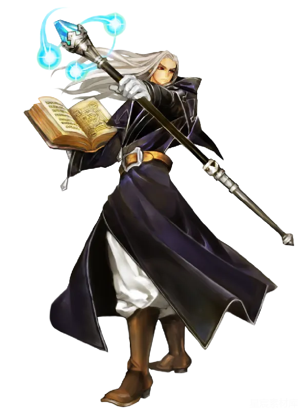 元素素材 神秘法师的魔法仪式