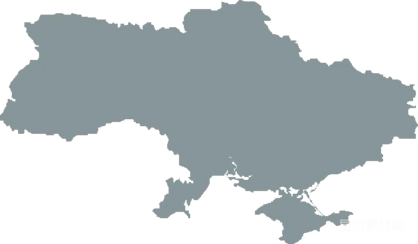 元素素材 乌克兰地图轮廓