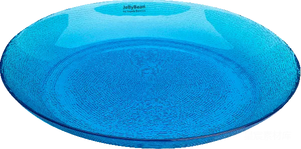 元素素材 JellyBean蓝色波纹碗