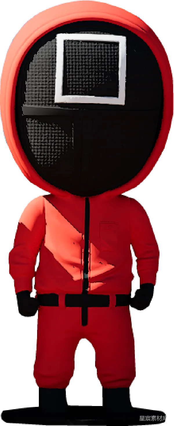 元素素材 红色宇航服角色