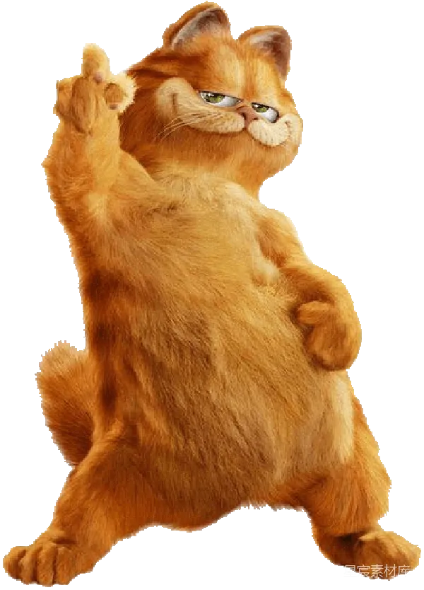 元素素材 傲娇橙猫搞怪瞬间