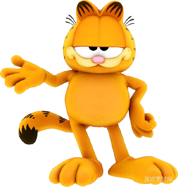 元素素材 加菲猫卡通形象