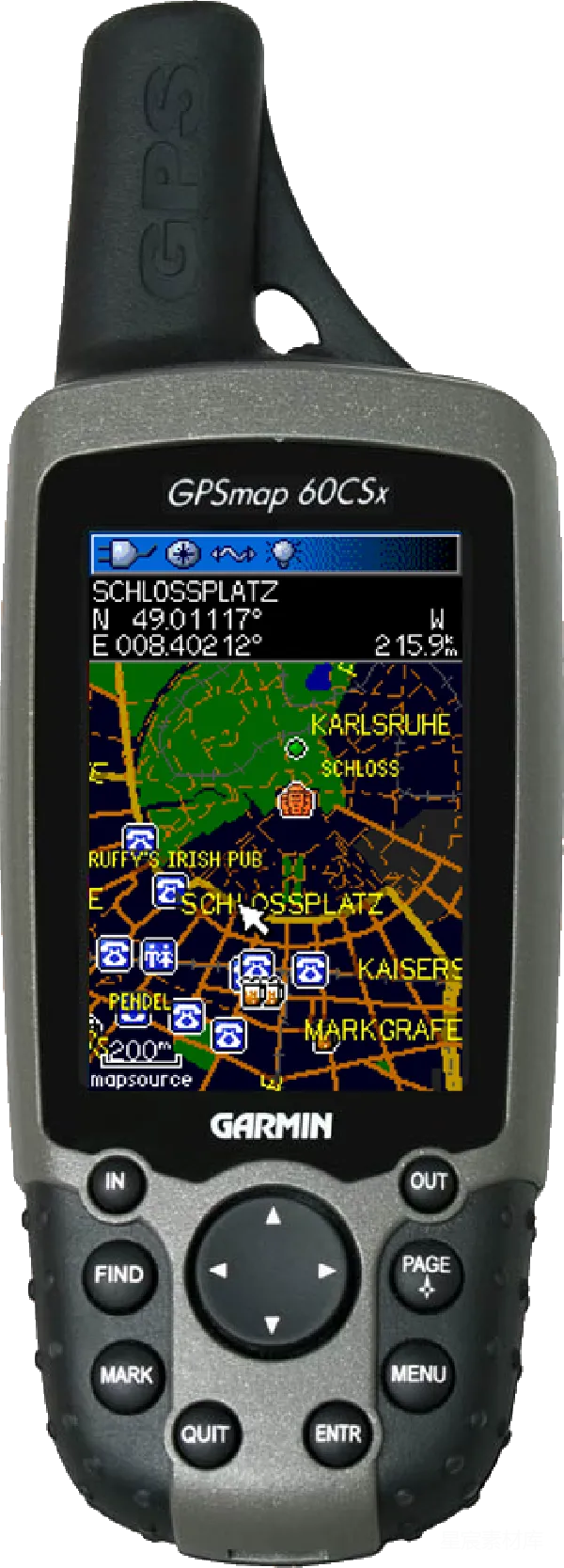元素素材 Garmin GPSmap 60CSx导航设备