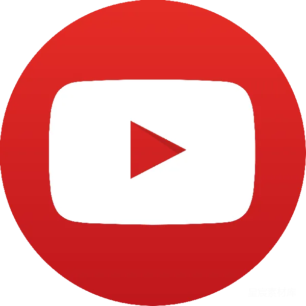 元素素材 YouTube标志