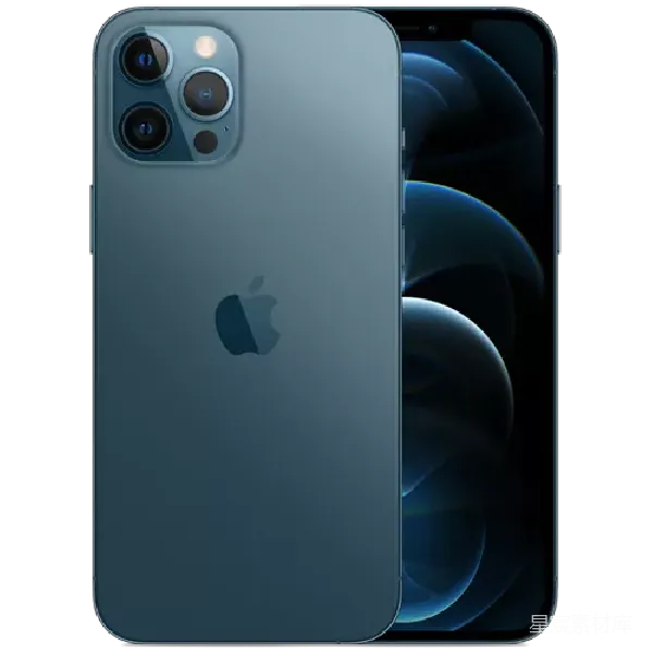 元素素材 iPhone 12 Pro 蓝色背面
