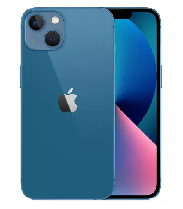 元素素材 蓝色iPhone 12 Pro Max