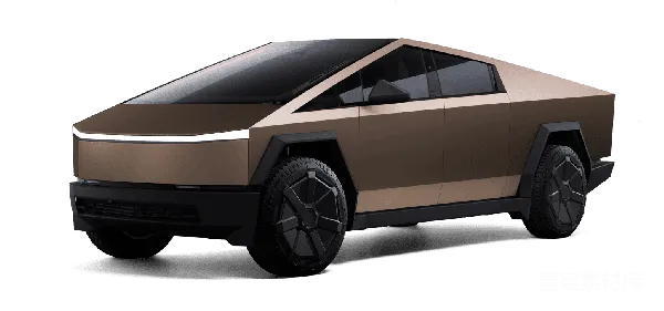 元素素材 特斯拉Cybertruck汽车渲染图