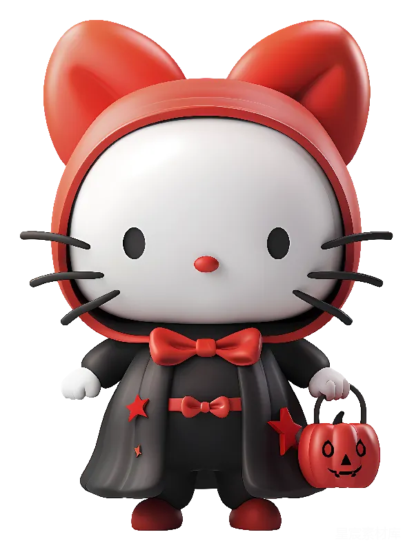 元素素材 万圣节的Hello Kitty