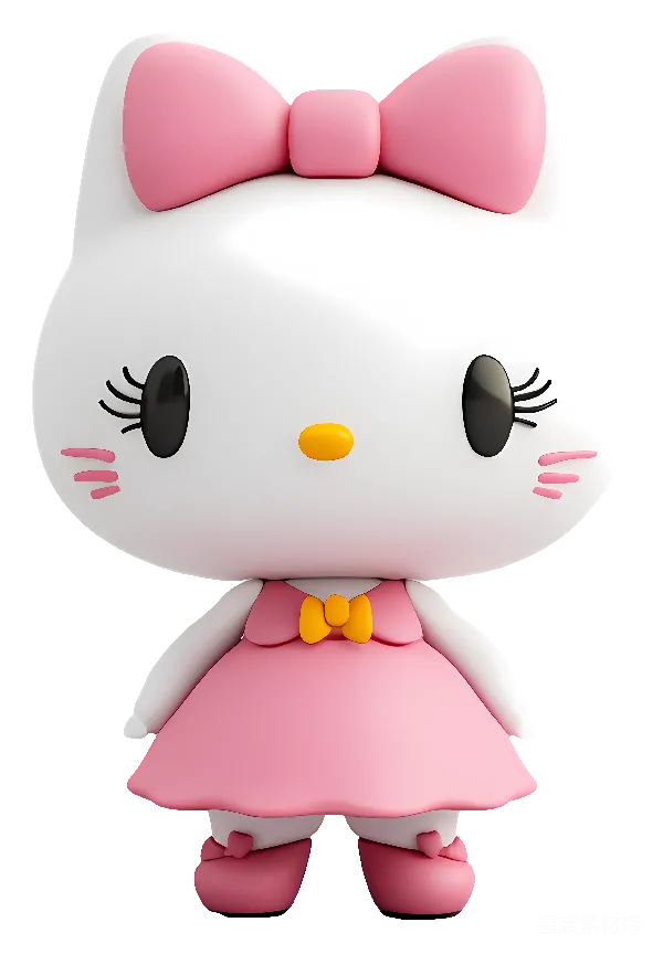 元素素材 Hello Kitty的可爱造型