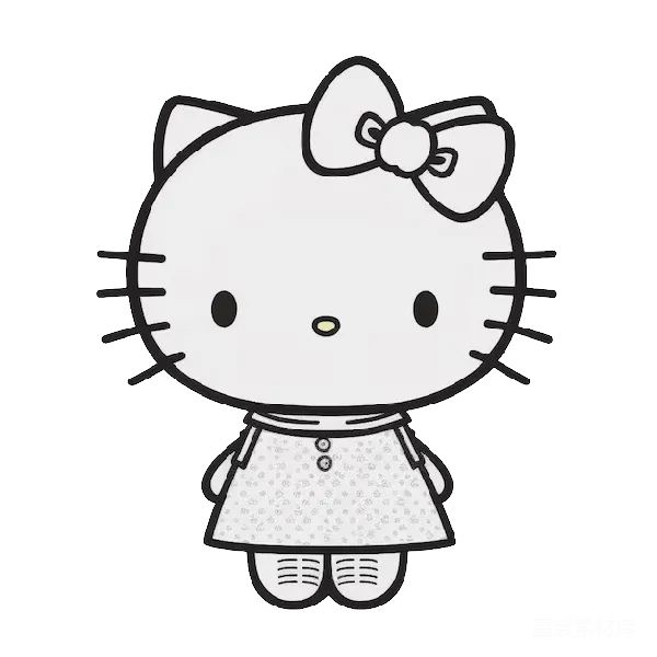 元素素材 Hello Kitty卡通形象