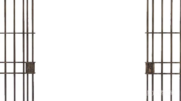 元素素材 监狱铁栏杆