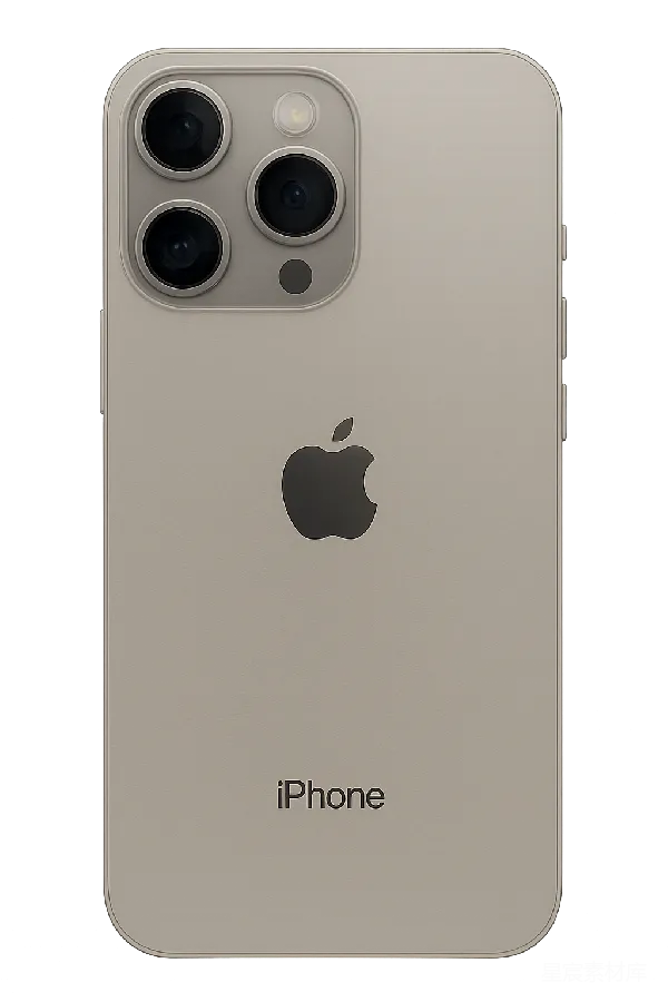 元素素材 后置摄像头的iPhone背面