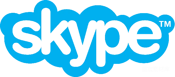 元素素材 Skype标志