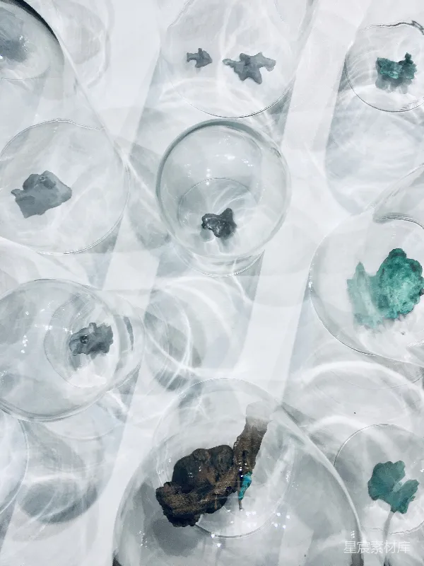高清摄影 矿物标本展示