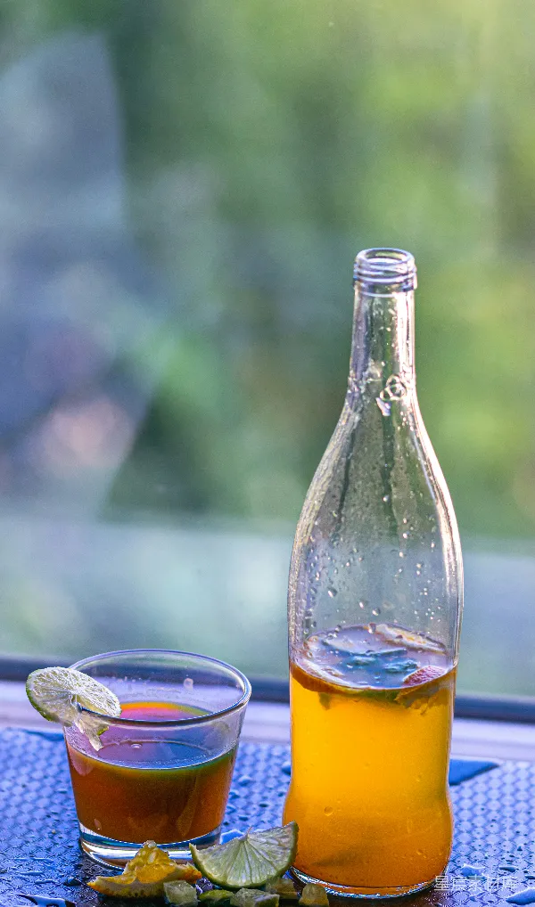 高清摄影 夏日清凉柠檬茶