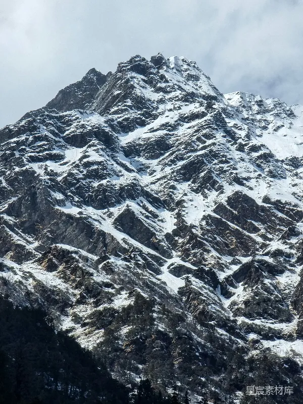 高清摄影 雪山峻岭