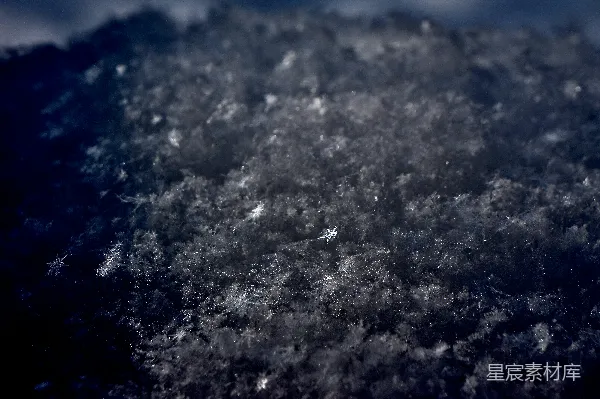高清摄影 冰晶的微光