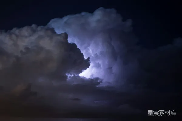 高清摄影 雷电夜空