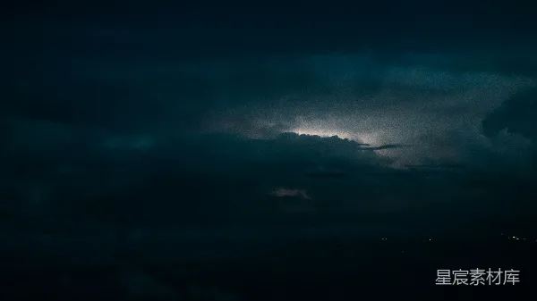 高清摄影 夜幕下的雷电