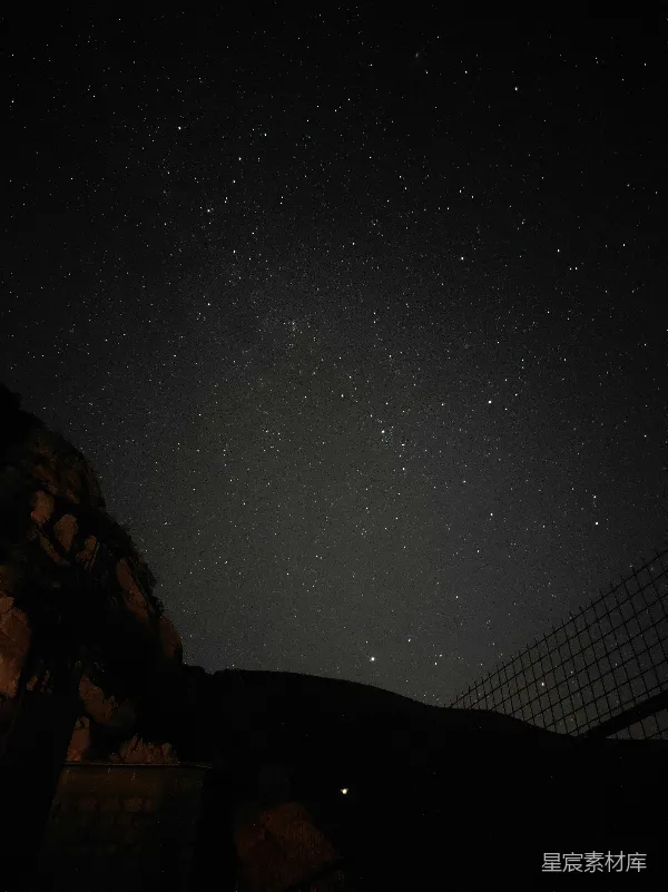 高清摄影 夜空下的星星