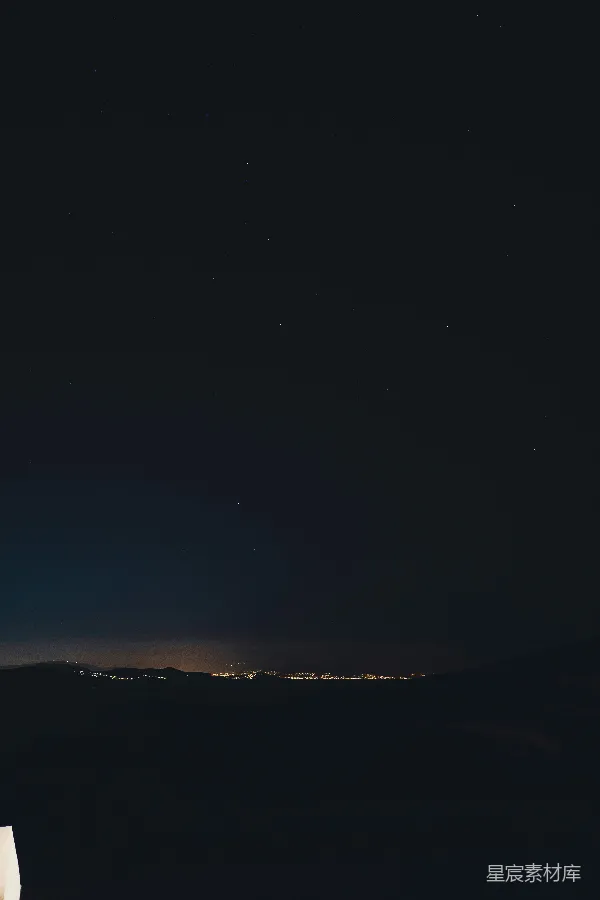 高清摄影 夜空中闪烁的星星