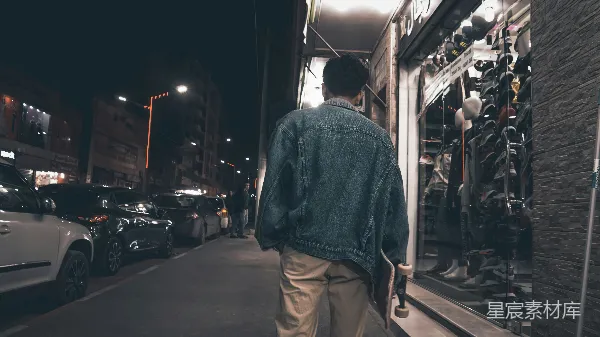高清摄影 夜色中的街头漫步
