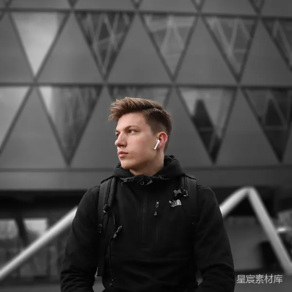 高清摄影 都市少年的剪影