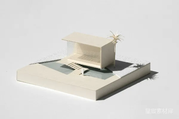 高清摄影 现代简约风格建筑模型