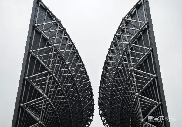 高清摄影 现代建筑的几何结构