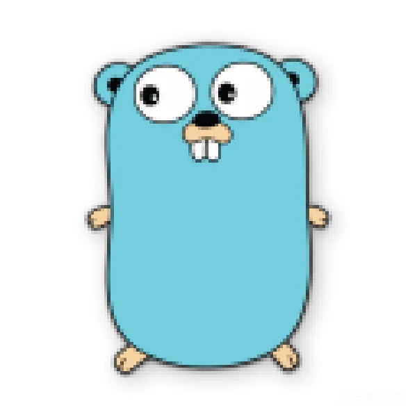 元素素材 Gopher卡通形象