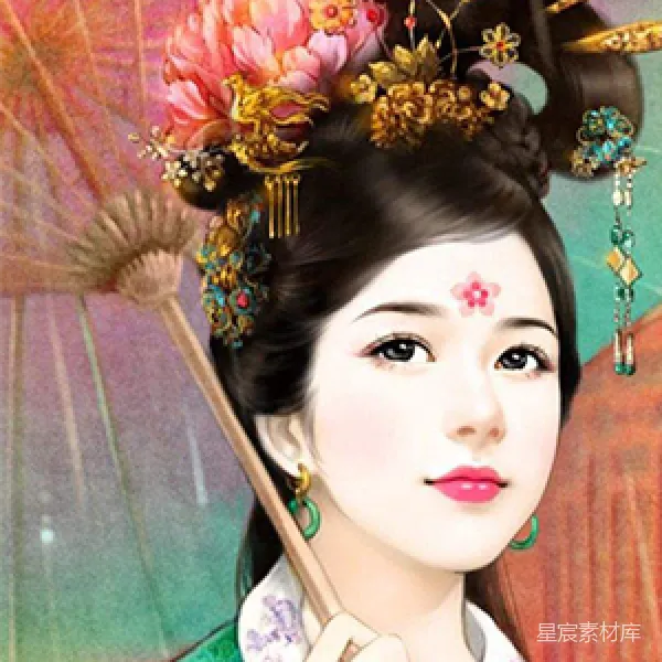 元素素材 古风仕女图：古典之美