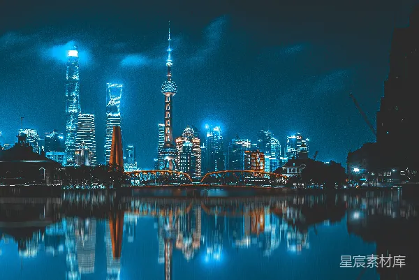 高清摄影 上海陆家嘴夜景