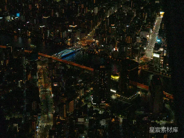 高清摄影 夜幕下的东京