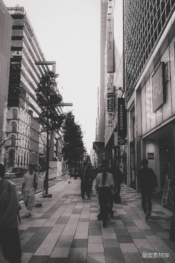 高清摄影 都市中的繁忙街道