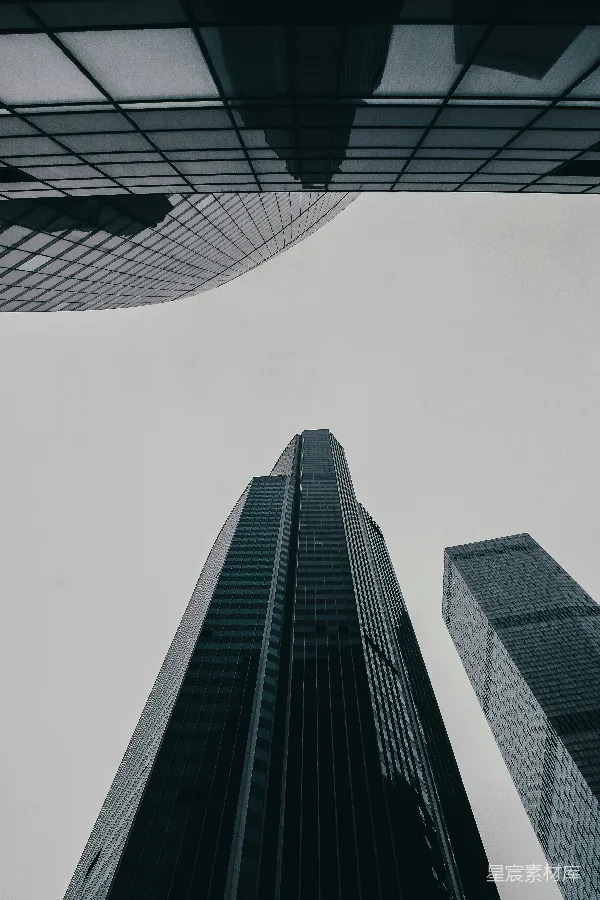 高清摄影 俯瞰摩天大楼