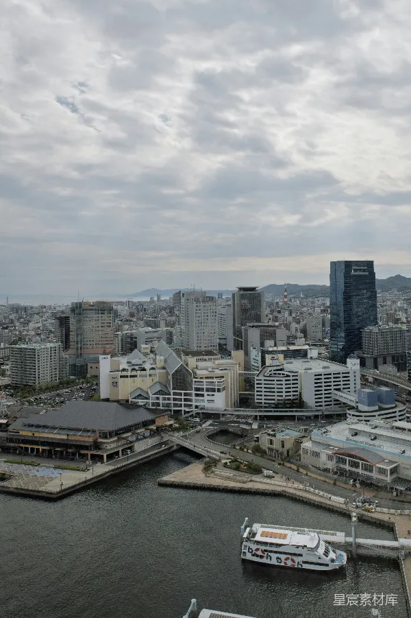 高清摄影 日本城市全景俯瞰