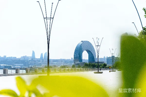 高清摄影 城市天际线与现代建筑