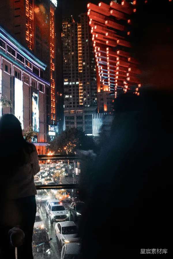 高清摄影 夜幕下的城市喧嚣