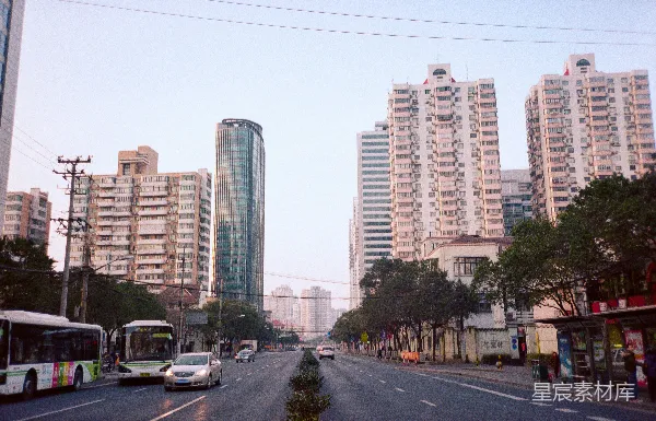 高清摄影 上海城市街景