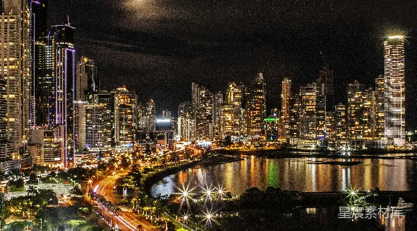 高清摄影 夜色下的城市景观