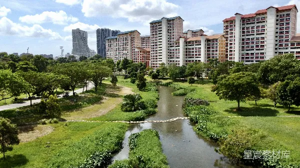 高清摄影 城市中的自然与建筑