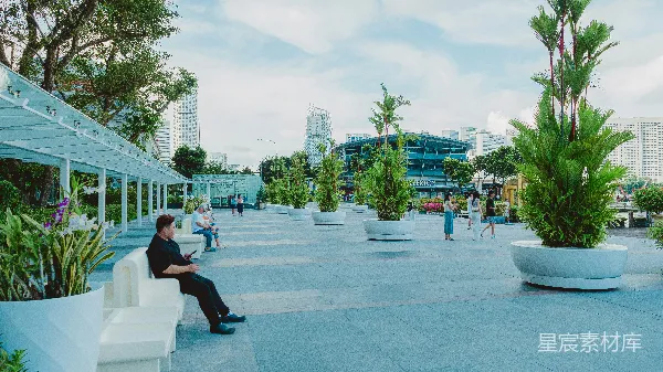 高清摄影 新加坡滨海湾花园广场
