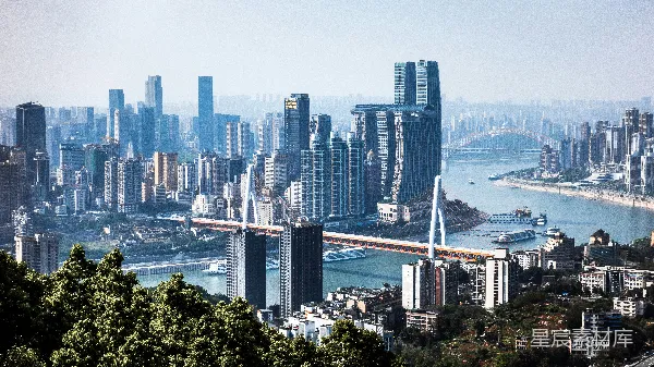 高清摄影 重庆渝中区城市天际线