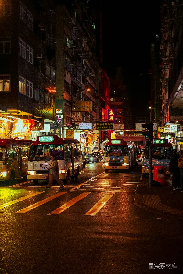 高清摄影 香港夜市街景