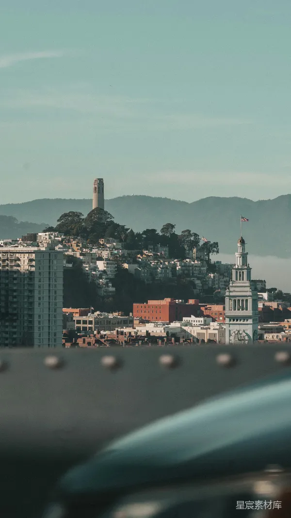 高清摄影 旧金山城市全景