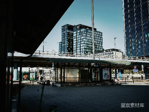 高清摄影 城市中的静谧角落