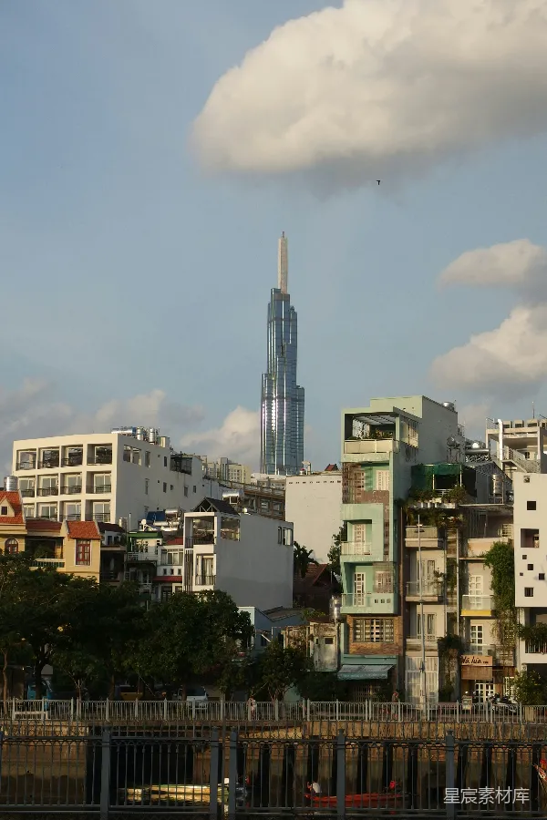 高清摄影 胡志明市天际线