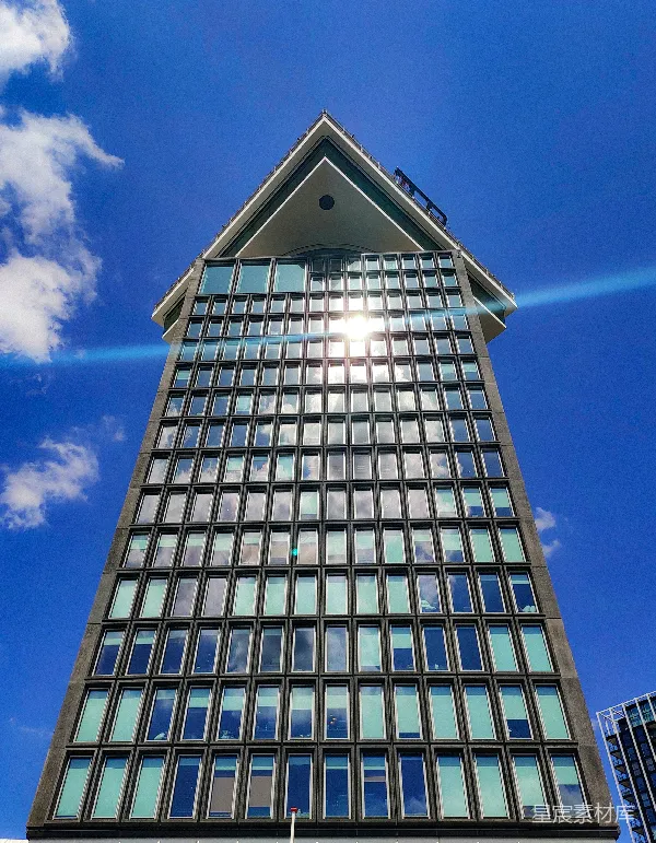 高清摄影 现代建筑与蓝天