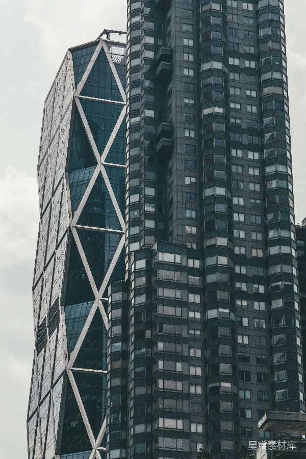 高清摄影 现代都市的几何建筑